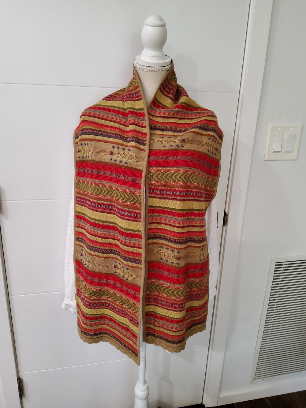 MFH Knit Baby Alpaca Silk Scarf